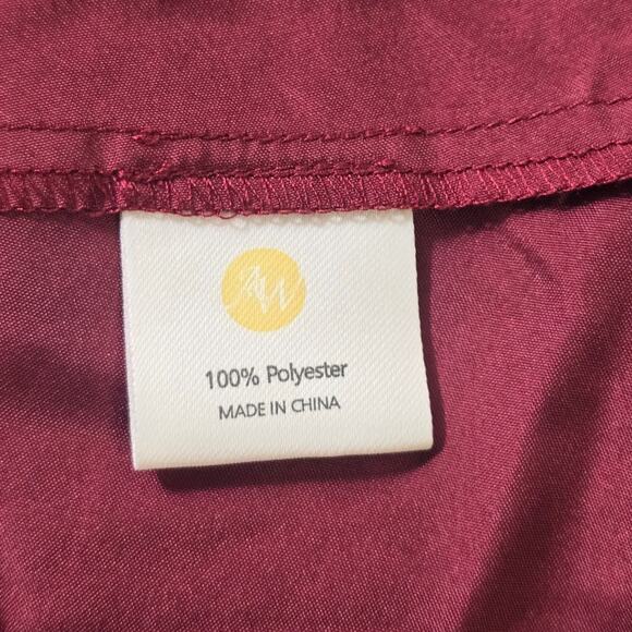 AW BRIDAL 16 2X plus burgundy Aderes bridesmaid formal party maxi dress NEW B135 - Picture 10 of 10